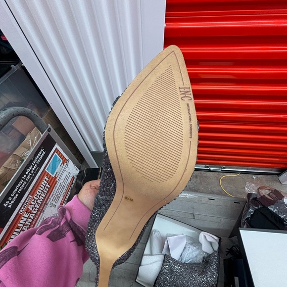 INC International Concepts Women's Glittery Silver Boots - Picture 12 of 16